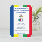 OES Prayer Breakfast Invitation (Debout devant)