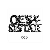 OES SISTAR 	RUBBERSTEMPEL (Afrduk)