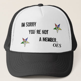 OES Sorry Trucker Hat Pet