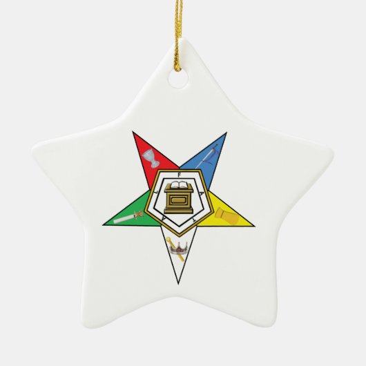 OES Star Keramisch Ornament (Voorkant)