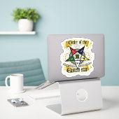 OES STICKER (Laptop op bureau)