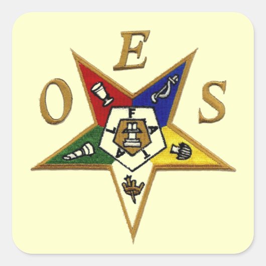 OES VIERKANTE STICKER (Voorkant)