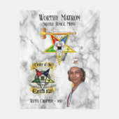 OES Worthy Matron Fleece Deken (Voorkant)