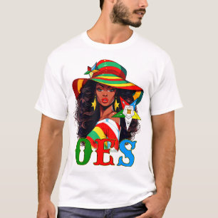 OES Zuster Noble Wide Brim Floppy Pet Orde van Eas T-shirt