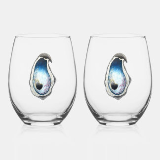 Oester Stemless wijnglas - 2 set Wijnglas Zonder Voet