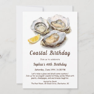 Oester verjaardagsfeest   Elegante Kust  Kaart