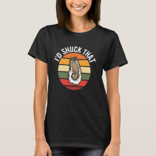 Oesterliefhebber Ik zou die grappige zeevruchtenpu T-shirt