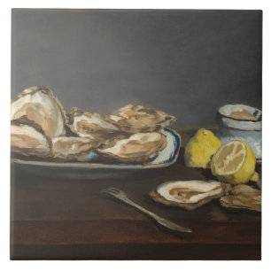 Oesters (door Edouard Manet) Tegeltje