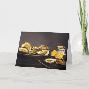 Oesters - Édouard Manet Kaart