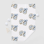 Oesters Met Blauwe Strik Golfhanddoek (Insitu)