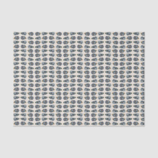 Oesters op halfdop tissuepapier 