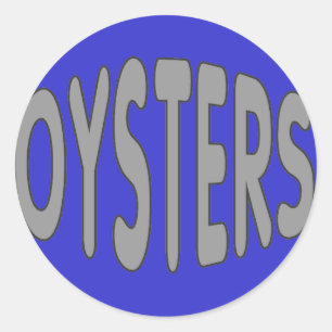 Oesters Ronde Sticker