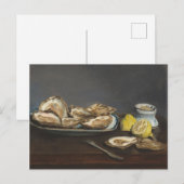 Oesters van Édouard Manet Briefkaart (Voorkant / Achterkant)