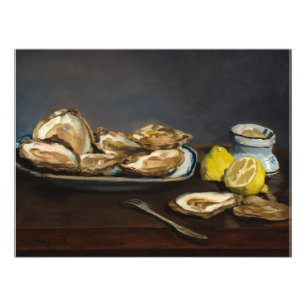 Oesters van Edouard Manet Foto Afdruk