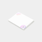 Oesterschaal met peren op wit post-it® notes (Schuin)