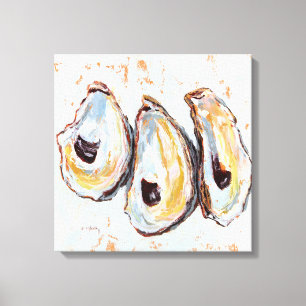 Oesterschalen Canvas Afdruk