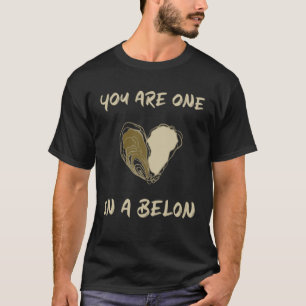 Oesterschelp zeevruchten t-shirt