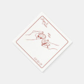 oestertrekkersgroep servet (Hoek)