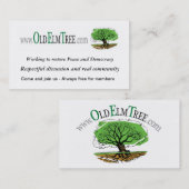 OET-visitekaartje, v2 Visitekaartje (Voorkant / Achterkant)