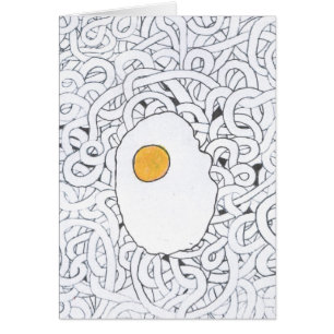 Oeuf au plat et spaghetti