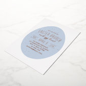 Oeuf Bleu Bouché Invitation de la fête de chasse d (Rotation)