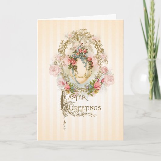 Oeuf céleste - Carte de voeux de Pâques (Devant)