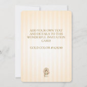 Oeuf céleste - Invitation de voeux de Pâques (Dos)