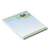 Oeuf dans le Bloc-notes du nid d'oiseaux (Incliné)