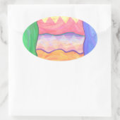 Oeuf de Pâques 4 Stickers (Sac)