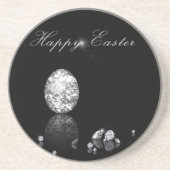 Oeuf de Pâques brillant - Dessous de verre de grès (Devant)