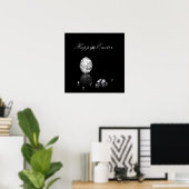 Oeuf de Pâques brillant - Poster (Bureau à domicile)