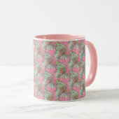 OEUF DE PÂQUES DRAGON MUG Répéter rose (Devant droit)