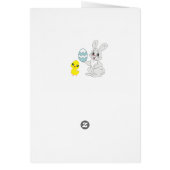 Œuf de Pâques & Lapin  (Dos)