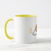 Oeuf Mug (poignée colorée) (Gauche)