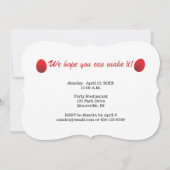 Oeuf rouge bébé et invitation au gingembre avec de (Dos)