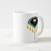 Oeuf spatial déco Jumbo Mug (Devant droit)