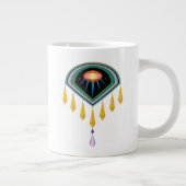 Oeuf spatial déco Jumbo Mug (Droite)