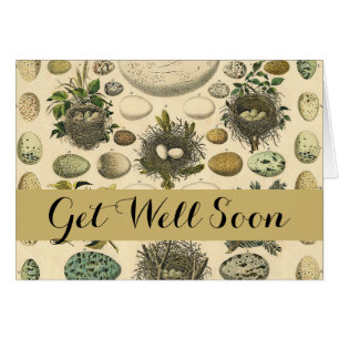 OEuf vintage Nid Art Peinture OEufs