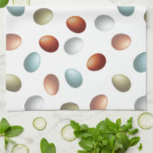 OEufs de ferme Serviette de cuisine (Plié)