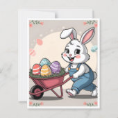 OEufs de lapin de Pâques et papeterie (Dos)