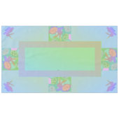 Oeufs de lapin de Pâques Pale Pastels Nappe (Devant (Horizontal))