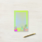 OEufs de lapin de Pâques papeterie Post-it Notes (Sur un bureau)