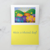 Oeufs de pâques - carte de voeux (Intérieur)