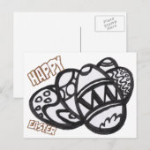 OEufs de Pâques, Carte postale (Devant / Derrière)