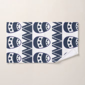 Oeufs de Pâques Chevron Stripes heureux Motif de P (Serviette à main)
