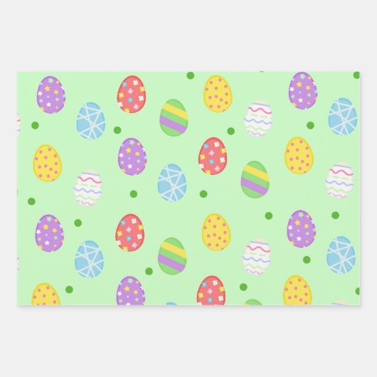 OEufs de Pâques Conception Feuilles de papier d'en (Devant)