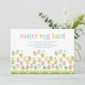 OEufs de Pâques dans le parc Invitation (Debout devant)