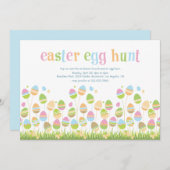 OEufs de Pâques dans le parc Invitation (Devant / Derrière)