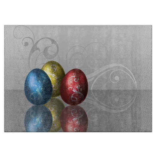 Oeufs de pâques de charme - planche à découper (Devant)