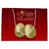Oeufs de Pâques d'or - Grand sac cadeau (Dos)